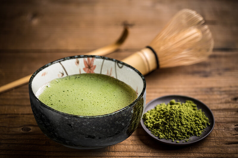 service à thé matcha